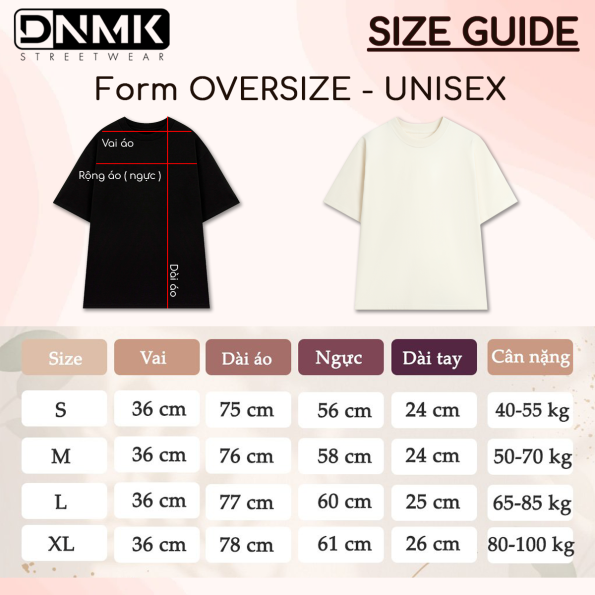 Bang size OVERSIZE DNMK Streewear